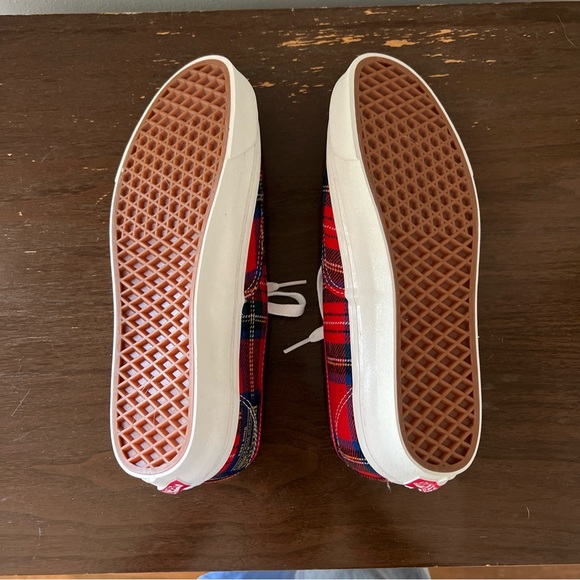 New Vans X Pendleton Authentic 44 DX Anaheim Factory Red Tartan Sneakers 2022 - Picture 6 of 6